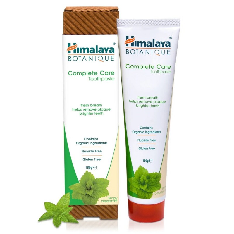 Мятная зубная паста Simply Peppermint Botanique Full Care Toothpaste, Himalaya, 150 г