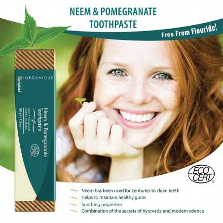 Toothpaste Neem & Pomegranate, Himalaya, 150g