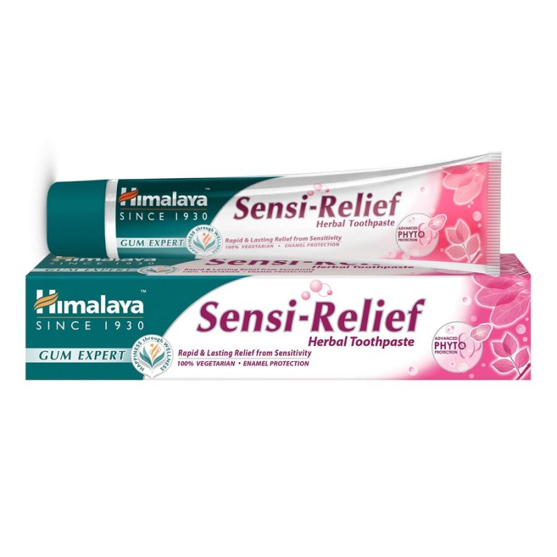 Herbal toothpaste for sensitive teeth Sensi-Relief, Himalaya, 75ml