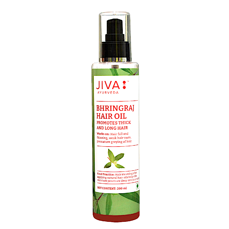 Strengthening hair oil Bhringraj, Jiva Ayurveda, 200ml