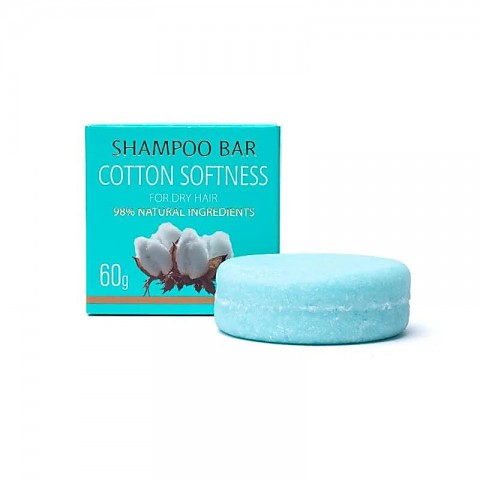 Natural Hard Shampoo Cotton Softness, Saules Fabrika, 60g