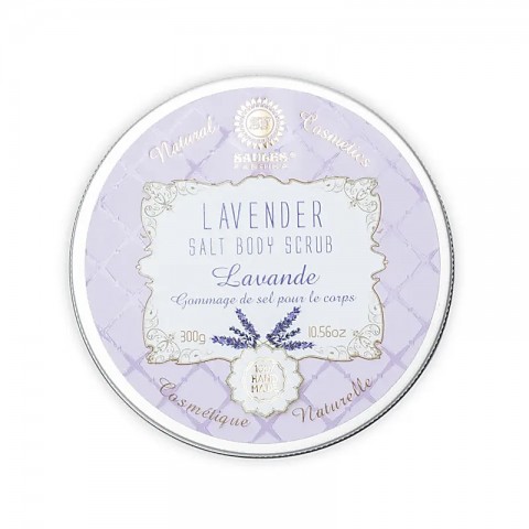 Sea salt body scrub Lavender, Saules Fabrika, 300g