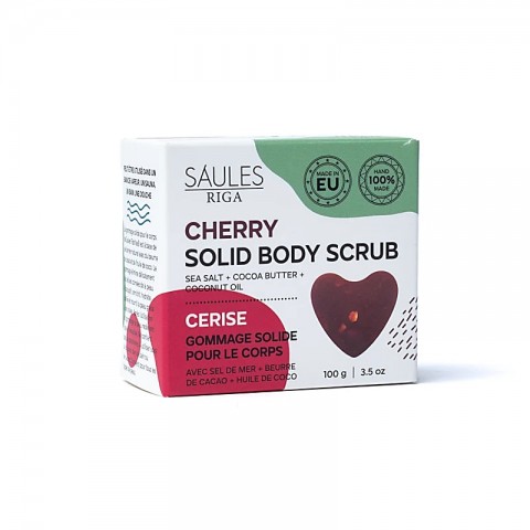 Natural scrubbing soap Cherry, Saules Fabrika, 100g