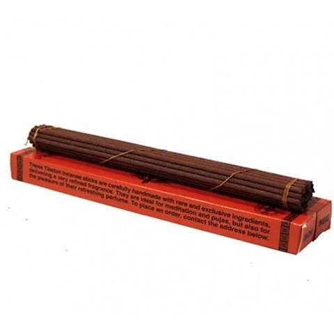 Tibetan traditional herbal incense sticks in red box, 40g