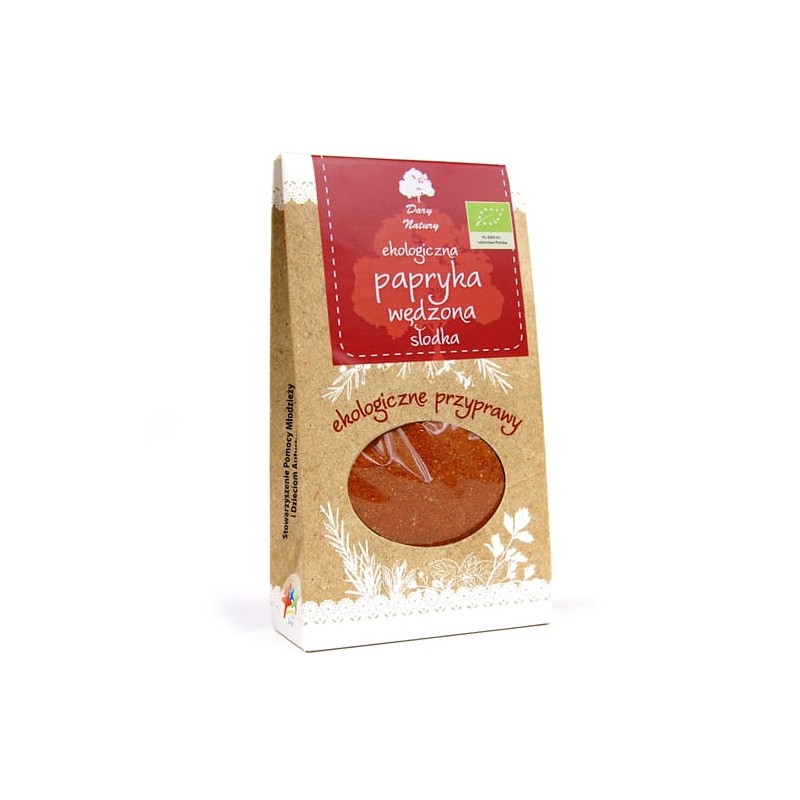 Sweet smoked paprika, ground, Dary Natury, 50g