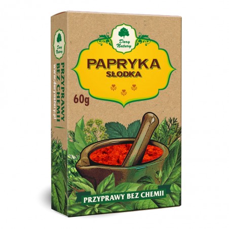 Sweet paprika, ground, Dary Natury, 60g