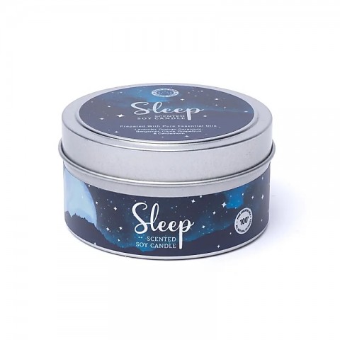 Scented soy candle Sleep in a tin, Song, of India, 80g