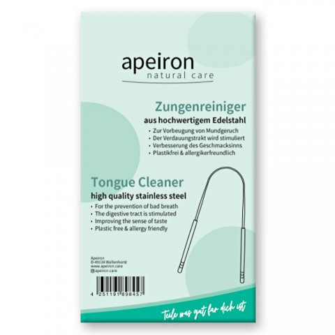 Stainless steel tongue scraper Apeiron