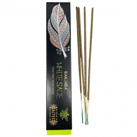 Incense sticks White Sage, Banjara Tribal, 35g