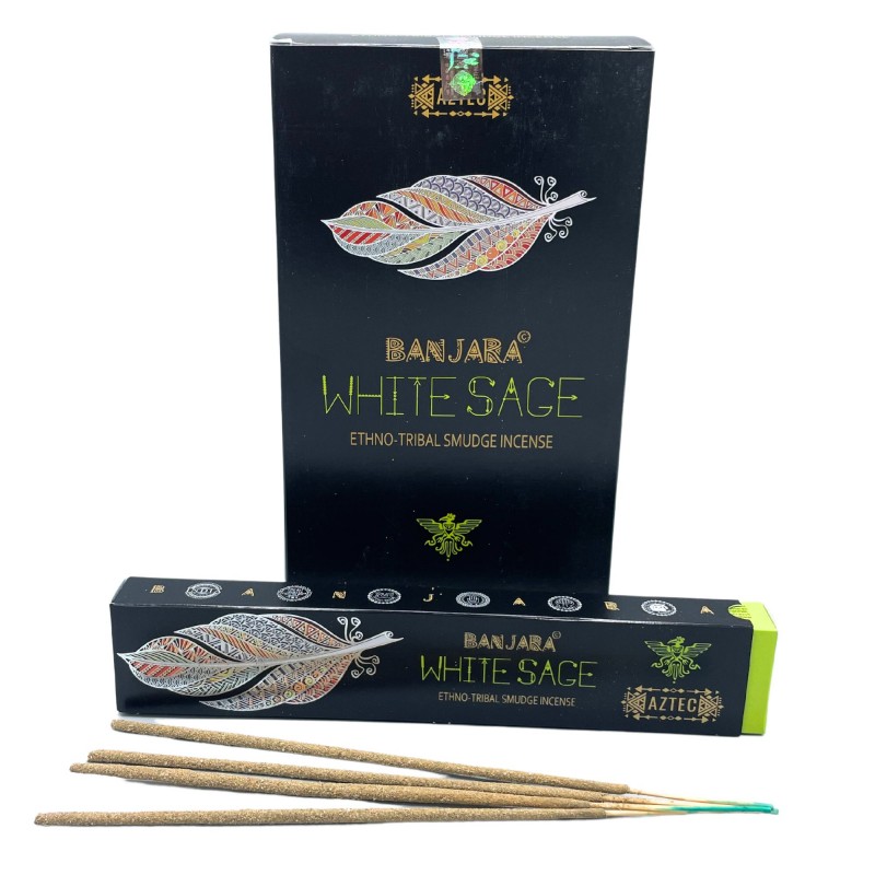 Incense sticks White Sage, Banjara Tribal, 35g