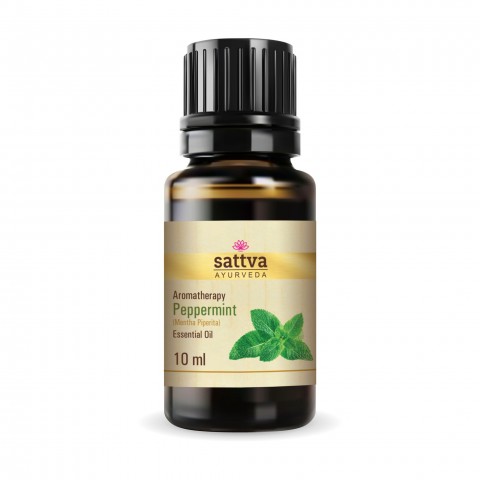 Peppermint essential oil, Sattva Ayurveda, 10ml