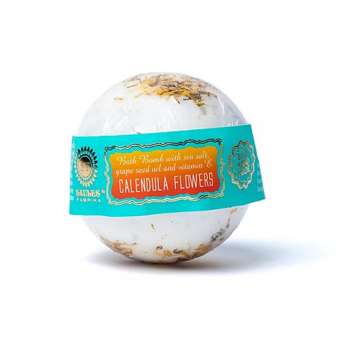 Bath bomb Calendula Blossoms, Saules Fabrika, 145g