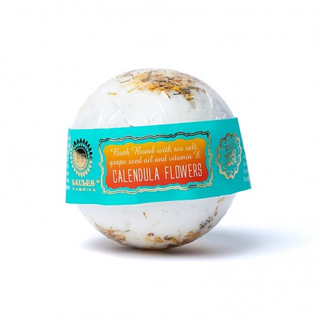 Bath bomb Calendula Blossoms, Saules Fabrika, 145g