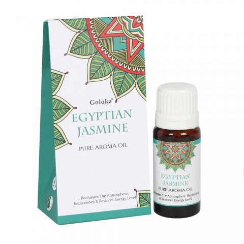 Egyptian Jasmine Pure Aromatic Oil, Goloka, 10ml