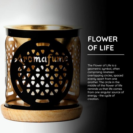 Essential Oil Evaporator Flower of Life, Aromafume