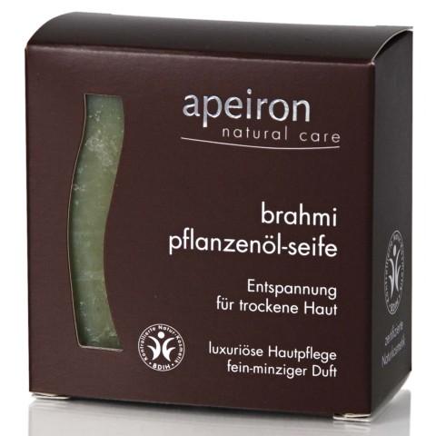 Brahmi Herbal Soap for Body and Hair, Apeiron, 100 g