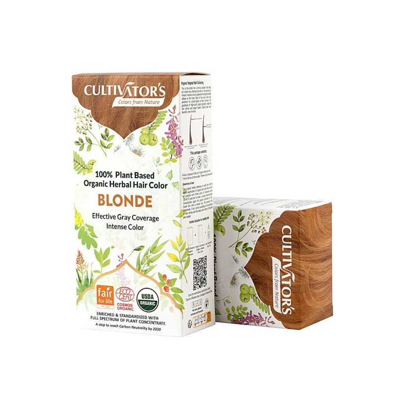 Растительная краска для волос Блонд, Cultivator's, 100г