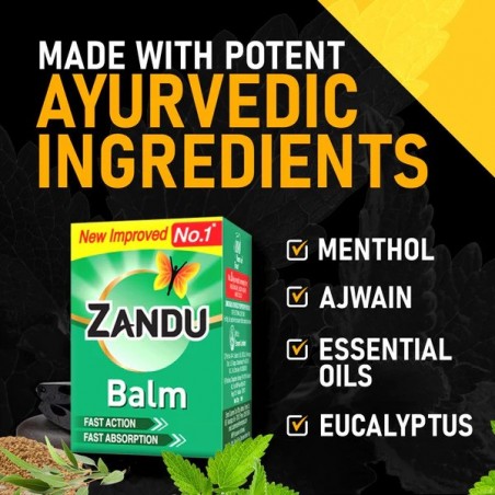 Zandu Pain Relieving Balm, 8ml