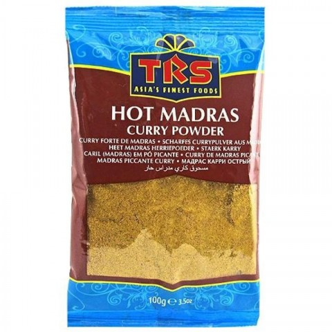 Spicy curry mixture Hot Madras Curry, ground, TRS, 100g