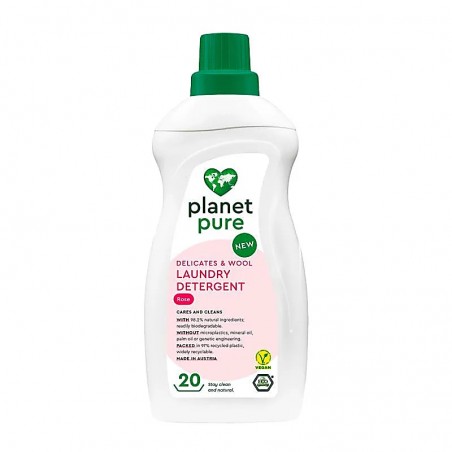 Washing liquid for silk and wool with roses, Planet Pure, 1l