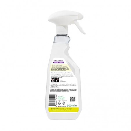 Spray glass cleaner Lavender, Planet Pure, 500ml