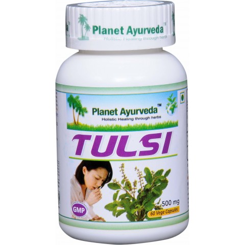 Food supplement Tulsi, Planet Ayurveda, 60 capsules