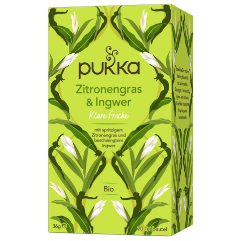 Lemongrass and ginger tea, Pukka, 20 packets