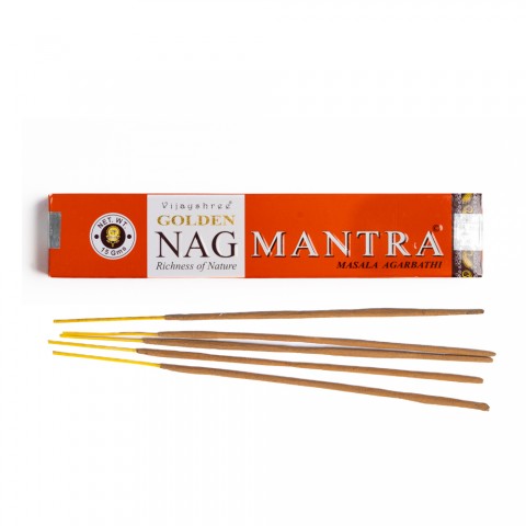 Палочки для благовоний Nag Mantra, Vijayshree Golden , 15 г