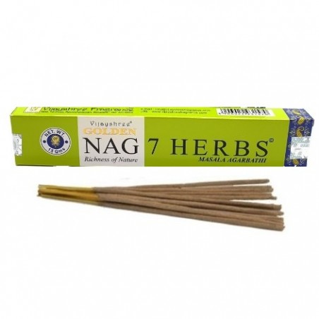 Seven Herbs incense sticks, Vijayshree Golden , 15g