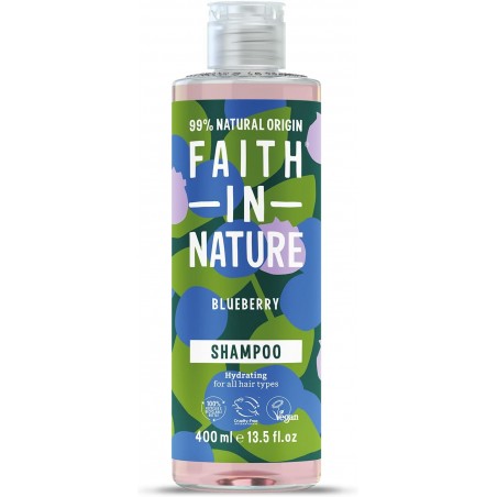 Shampoo with blueberries, Faith In Nature, 400ml