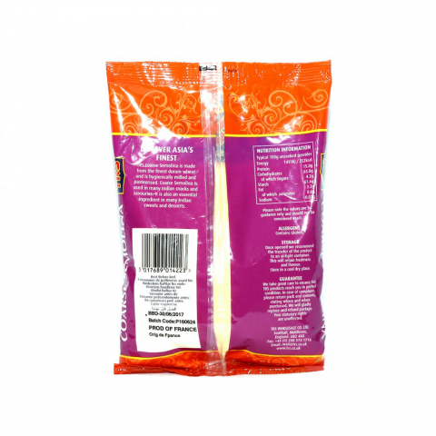 Semolina Coarse durum wheat flour, TRS, 500g