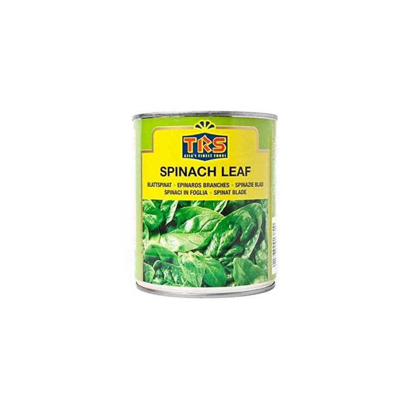 Canned chopped spinach leaves, TRS, 400ml