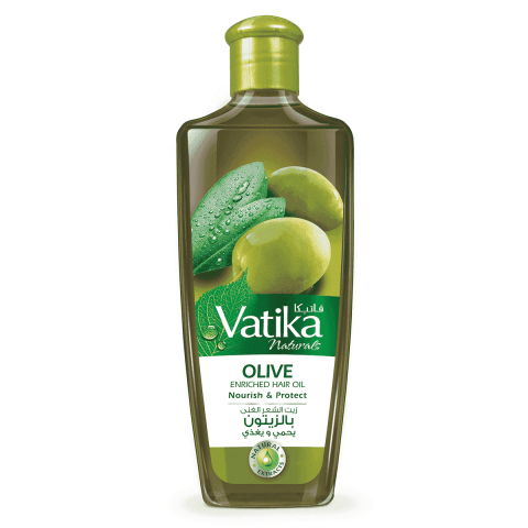 Чистое оливковое масло для волос, Dabur Vatika, 200 мл