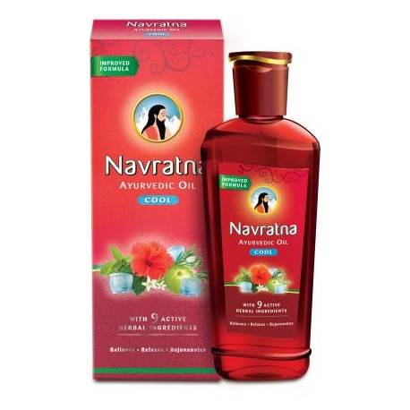 Cooling Ayurvedic head and body oil Navratna, Himani, 180ml