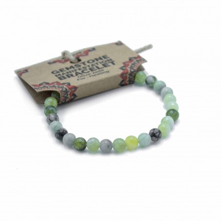 Manifestation Bracelet Olive Jade Healing