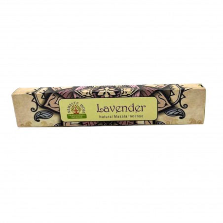 Incense sticks Lavender Mandala Masala, Namaste India, 15g