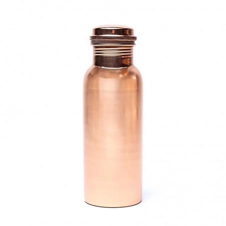 Polished copper drinker Classic, Yogi & Yogini, 500ml