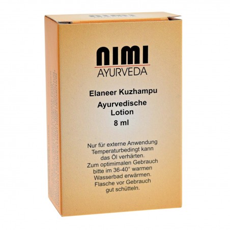 Ayurvedic Eye Oil Elaneer Kuzhampu, Nimi Auyrveda, 8ml