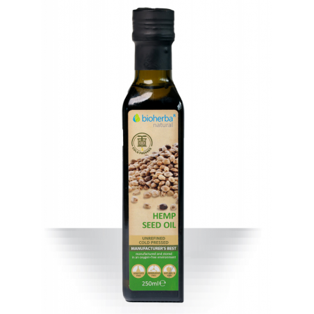 Hemp seed oil, Bioherba, 250ml