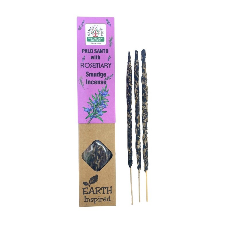 Earth-inspired incense sticks Rosemary, Namaste India, 30g