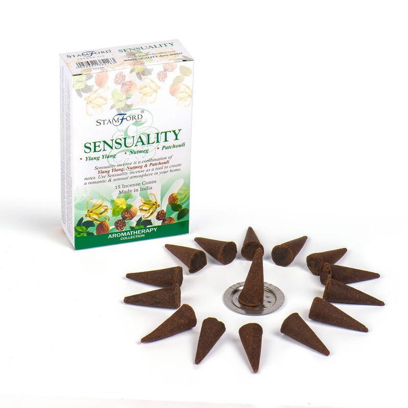 Cone incense Sensuality, Stamford, 30g