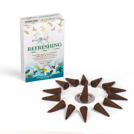 Refreshing cone incense, Stamford, 30g