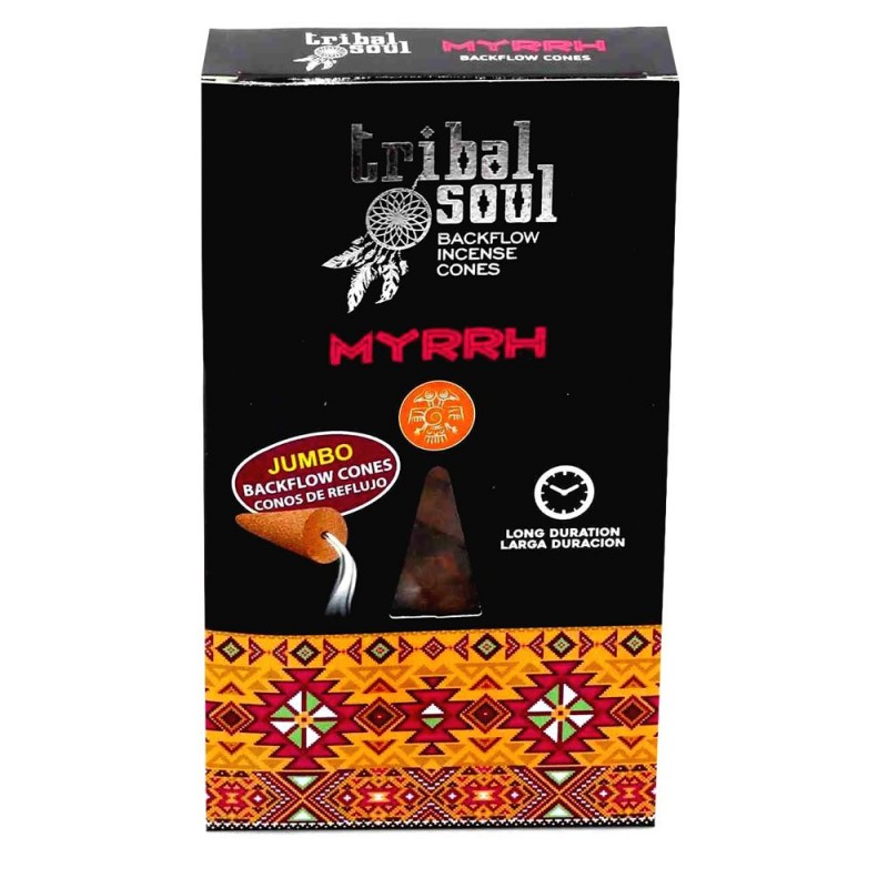 Благовония с обратным конусом Мирра, Tribal Soul, 15г