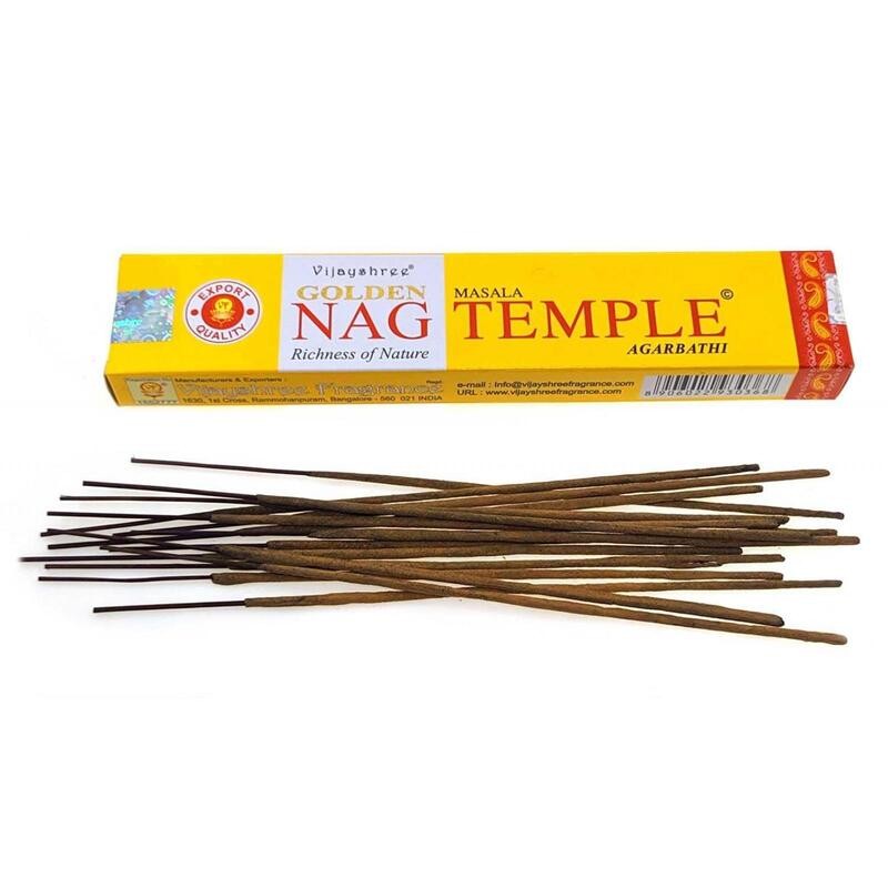 Nag Temple incense sticks, Vijayshree Golden , 15g