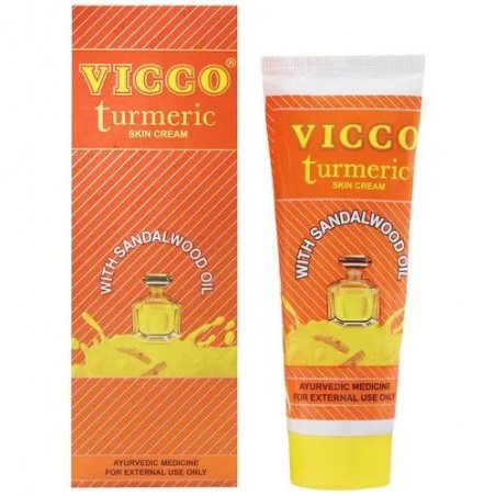 Крем для лица с куркумой Turmeric, Vicco, 50г