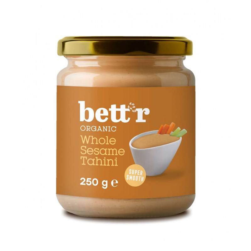 Dark sesame paste Tahini, organic, bett'r, 250g