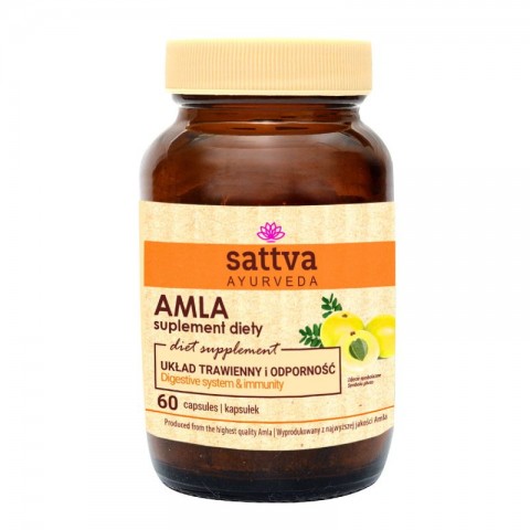 Food supplement Amla, Sattva Ayurveda, 60 capsules