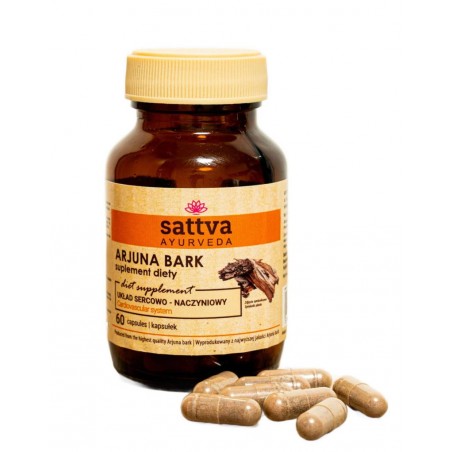 Food supplement Arjuna, Sattva Ayurveda, 60 capsules