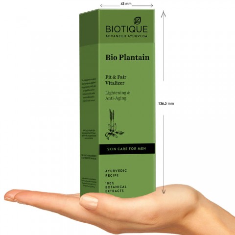 Bio Plantain Renewing Facial Serum for Men, Biotique, 120ml