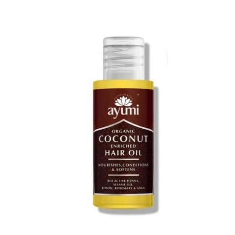 Coconut Enriched Hair Oil, Ayumi, 50ml